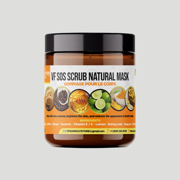 VF SOS Natural Body Scrub & Mask – Exfoliate, Brighten & Smooth Skin