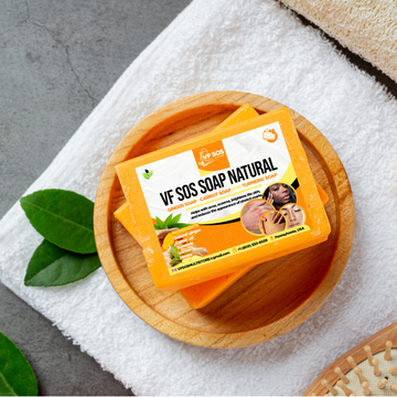 VF SOS Natural Ginger, Carrot & Turmeric Soap – Brighten & Nourish Skin