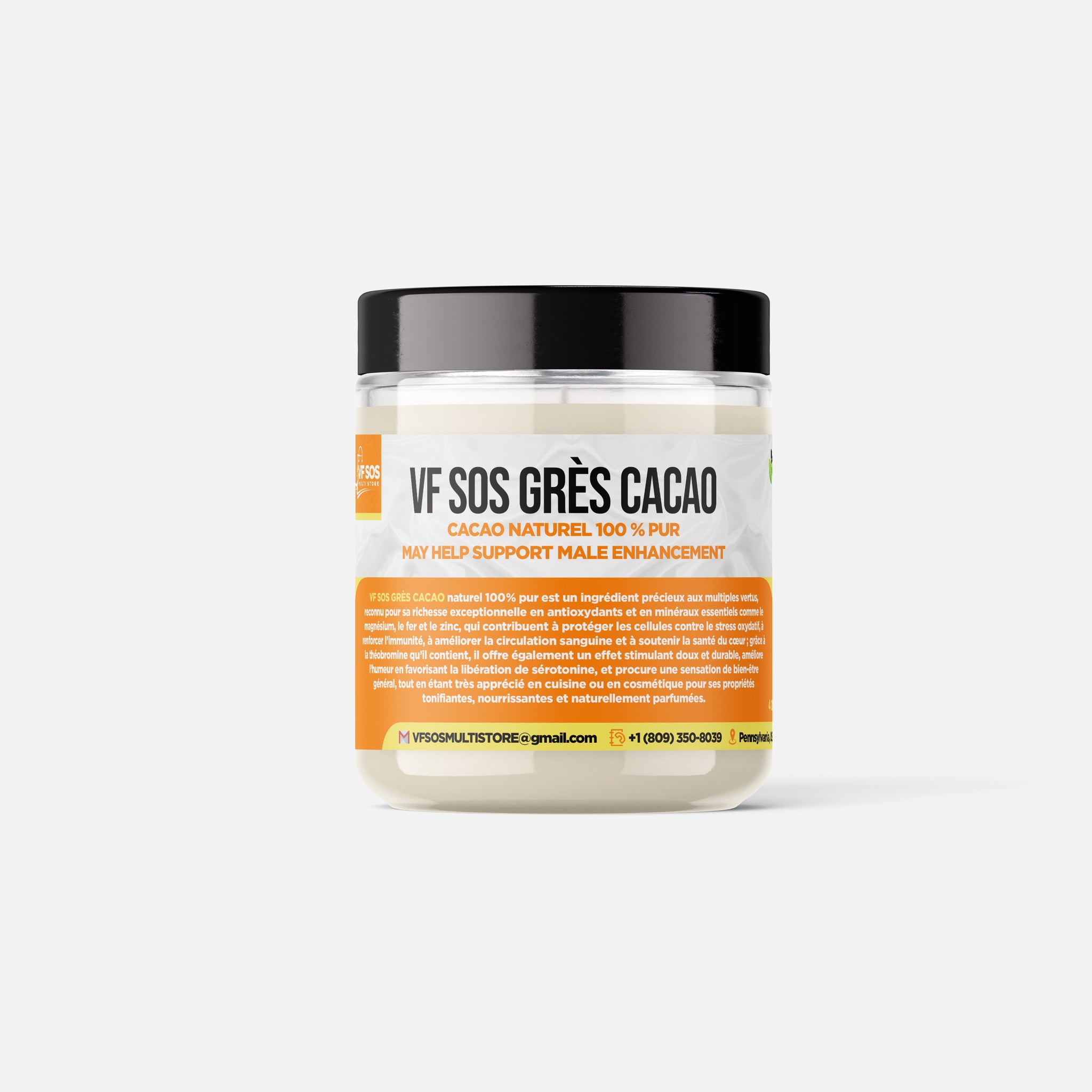 VF SOS Pure Cacao Powder – Antioxidant Superfood &amp; Wellness Support